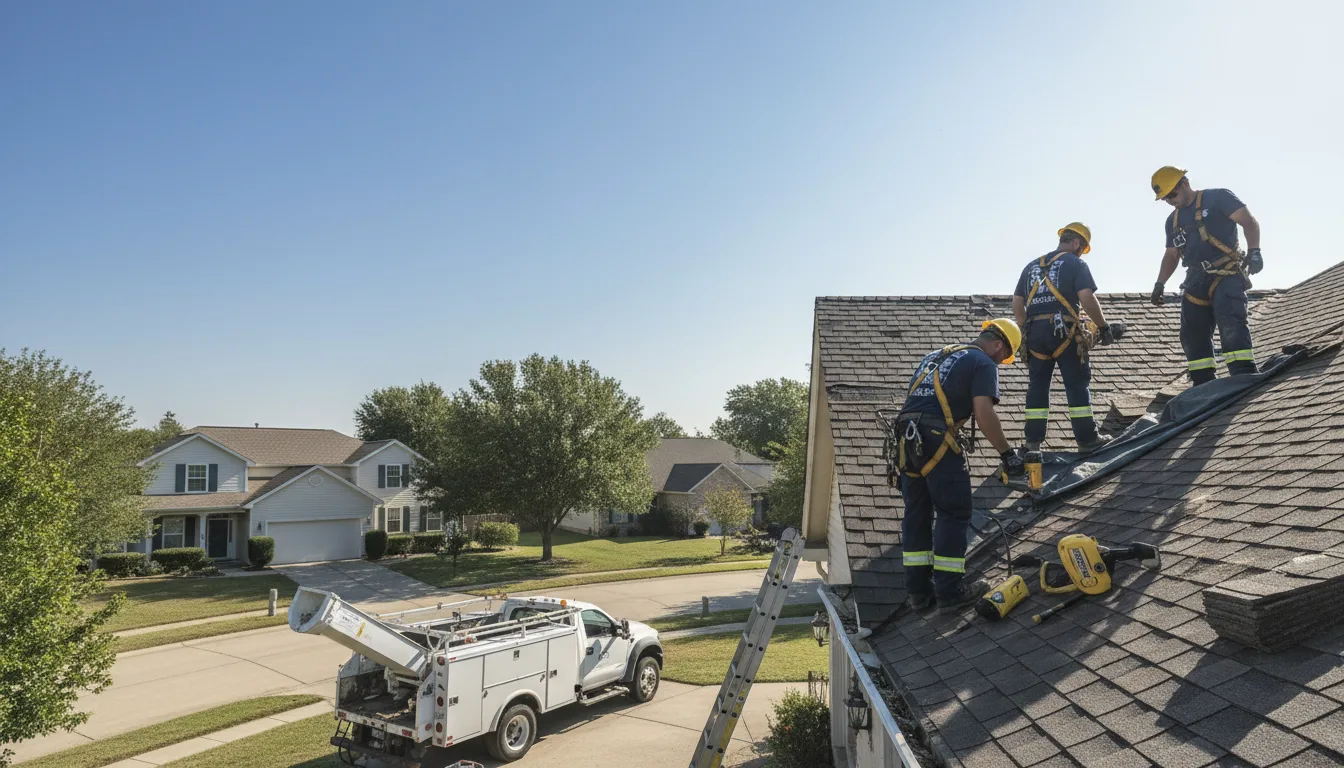 Storm Damage Roof Repair in New Germantown, PA